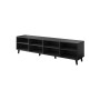 Mesa para Televisión Cama Meble RTV FARO madera de roble Negro 200 x 52 x 42 cm