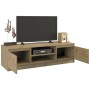 Mueble de TV Top E Shop RTV120 ARTISAN Blanco Roble Aglomerado 120 x 36 x 40 cm