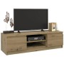 Mueble de TV Top E Shop RTV120 ARTISAN Blanco Roble Aglomerado 120 x 36 x 40 cm