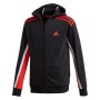 Veste de Sport pour Enfants Adidas B Bold FZHD Noir