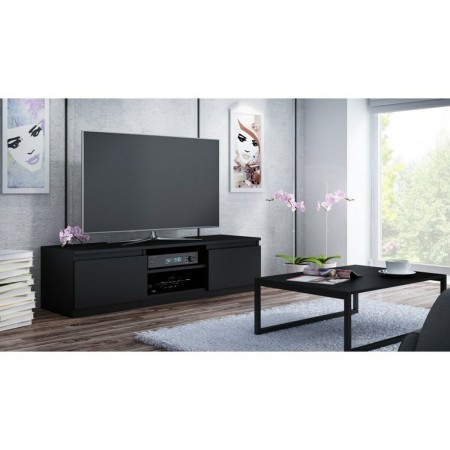 Mueble de TV Top E Shop RTV120 CZAR Negro Aglomerado 120 x 36 x 40 cm