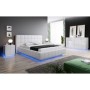 Mesita de Noche Cama Meble REJA SZF BI Blanco Plástico Madera MDF Aglomerado