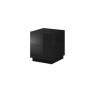 Mesita de Noche Cama Meble REJA SZF CZ Negro Plástico Madera MDF Aglomerado