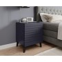 Table de Nuit Cama Meble NOVA Blue marine Plastique Bois MDF