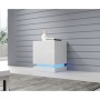 Mesita de Noche Cama Meble QIU Blanco Madera MDF