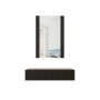 Coiffeuse Cama Meble PAFOS Miroir 80 x 41,6 x 100 cm Noir