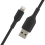 Câble USB vers Lightning Belkin CAA002BT1MBK Noir 1 m