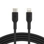 Cable USB-C a Lightning Belkin CAA003BT1MBK 1 m Negro