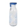 Botella de Cristal Home Style Living Coral Con Tapa 1,2 L