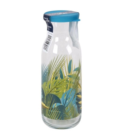 Bouteille en Verre Home Style Tropic Avec couvercle 1,2 L