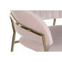 Taburete DKD Home Decor Dorado Rosa claro Metal 58 x 47 x 101 cm