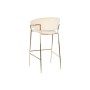 Tabouret DKD Home Decor Crème Doré Métal 58 x 47 x 101 cm