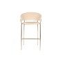 Tabouret DKD Home Decor Crème Doré Métal 58 x 47 x 101 cm