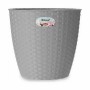 Maceta Stefanplast Gris Plástico 24 x 22,3 x 24 cm (6 Unidades)