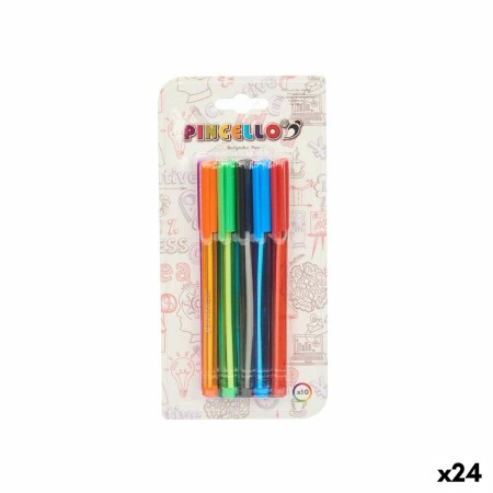 Set de Bolígrafos Multicolor (24 Unidades)