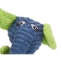 Juguete para perros Peluche Elefante con sonido Azul Verde 28 x 14 x 17 cm (12 Unidades)