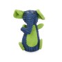 Juguete para perros Peluche Elefante con sonido Azul Verde 28 x 14 x 17 cm (12 Unidades)