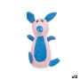 Jouet pour chien Jouet Peluche Cochon Bleu Rose avec son 27 x 11,5 x 19 cm (12 Unités)