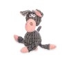 Juguete para perros Peluche Gris Rosa con sonido Burro 26 x 8 x 21 cm (12 Unidades)