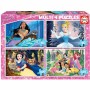 Set de 4 Puzzles Princesses Disney Educa 17637 380 Piezas