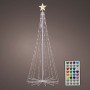 Sapin de Noël Lumineo 490772 Lumière LED Extérieur Multicouleur 60 x 60 x 150 cm