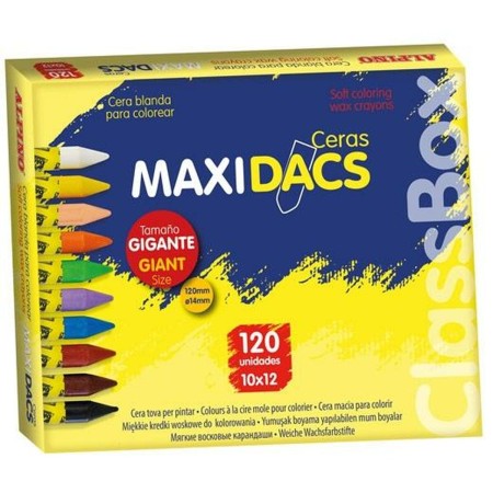 Crayons gras de couleur Manley Maxidacs Multicouleur (144 Unités)