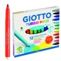 Set de Rotuladores Giotto Turbo Maxi Multicolor (60 unidades)