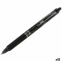 stylo à encre liquide Pilot Frixion Clicker Noir 0,4 mm (12 Unités)