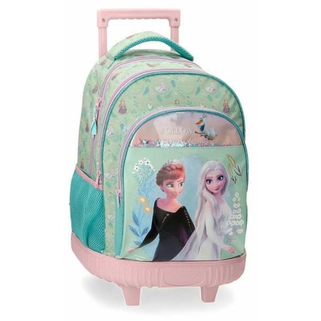 Mochila Escolar con Ruedas Frozen Follow Your Dreams