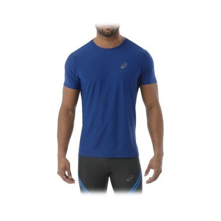 T-shirt à manches courtes homme Asics E LIIN SLIM T Bleu