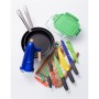 Couteau de table Benetton Multicouleur 5 Pièces