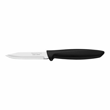 Cuchillo Pelador de Verduras Tramontina Plenus Negro 3" Acero Inoxidable