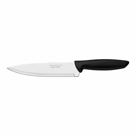 Couteau Chef Tramontina Plenus Noir 7" Acier inoxydable