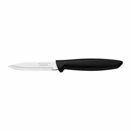 Couteau à éplucher les légumes Tramontina Plenus Noir 3" Acier inoxydable
