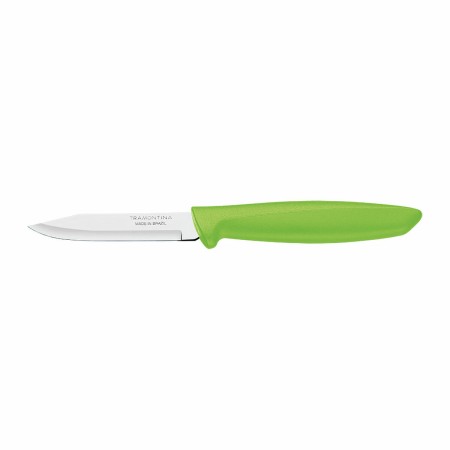 Cuchillo Pelador de Verduras Tramontina Plenus Verde 3" Acero Inoxidable