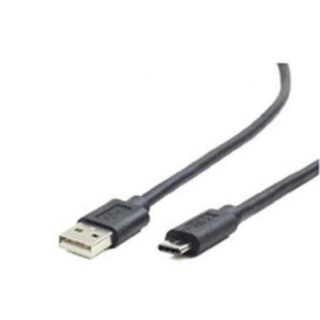 Cable USB A 2.0 a USB C GEMBIRD CCP-USB2-AMCM-1M Negro 1 m