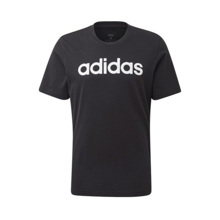 T-shirt à manches courtes homme Adidas E Lin Tee DU0404 Noir