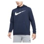 Sweat à capuche homme Nike Dri-FIT CZ2425 451 Marin