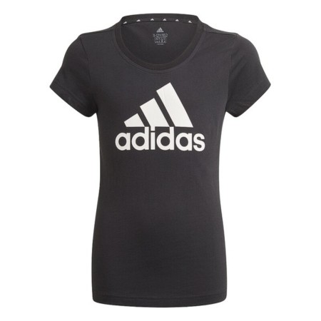 T shirt à manches courtes Enfant Adidas G BL T GN4069 Noir Coton