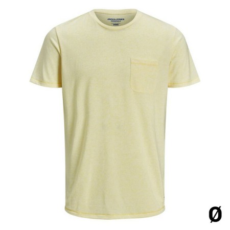 T-shirt à manches courtes homme Jack & Jones 12171674 FLA Jaune