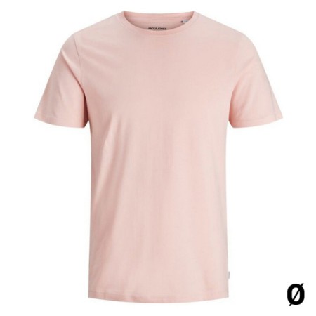 T-shirt à manches courtes homme Jack & Jones 12171674 ROS Rose