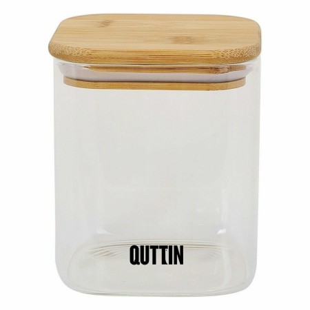 Tarro Quttin Vidrio de Borosilicato Cuadrado 780 ml 10 x 11 cm