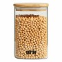 Tarro Quttin Vidrio de Borosilicato Cuadrado 1,2 L 10 x 16 cm