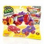 Set 2 Vehículos Bandai Goo Jit Zu Flexible Elástico