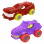 Set 2 Vehículos Bandai Goo Jit Zu Flexible Elástico