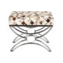 Banquette DKD Home Decor Marron Beige Argenté Camel Acier 53 x 40 x 43 cm