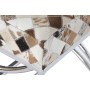 Banqueta DKD Home Decor Marrón Beige Plateado Camel Acero 53 x 40 x 43 cm