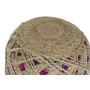 Reposapiés Home ESPRIT Marrón Multicolor Yute 40 x 40 x 45 cm