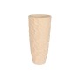 Cache-pot Home ESPRIT Beige Fibre de Verre Scandinave 40,5 x 40,5 x 91 cm