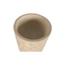 Cache-pot Home ESPRIT Beige Fibre de Verre Scandinave 40,5 x 40,5 x 91 cm